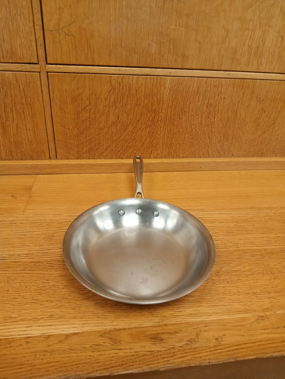 Calphalon Stainless Steel Frying Pan in Silver Finish